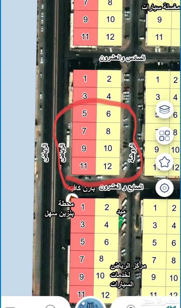 اراضي للبيع تجاريه استثماريه في البايونيه 0