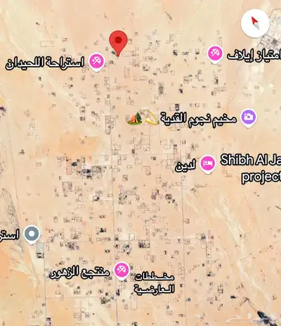 للبيع استراحة في ضرماء على شارعين 0