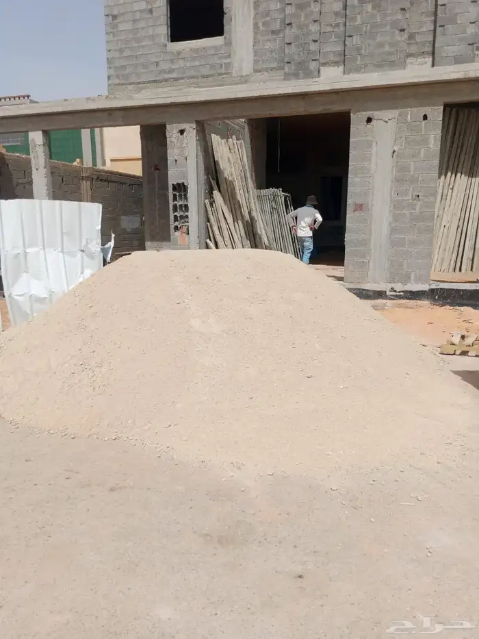 توريدات الرمل الابيض والاحمر رمل بطحا طرطشه بطحا بلاط مخلوط 3