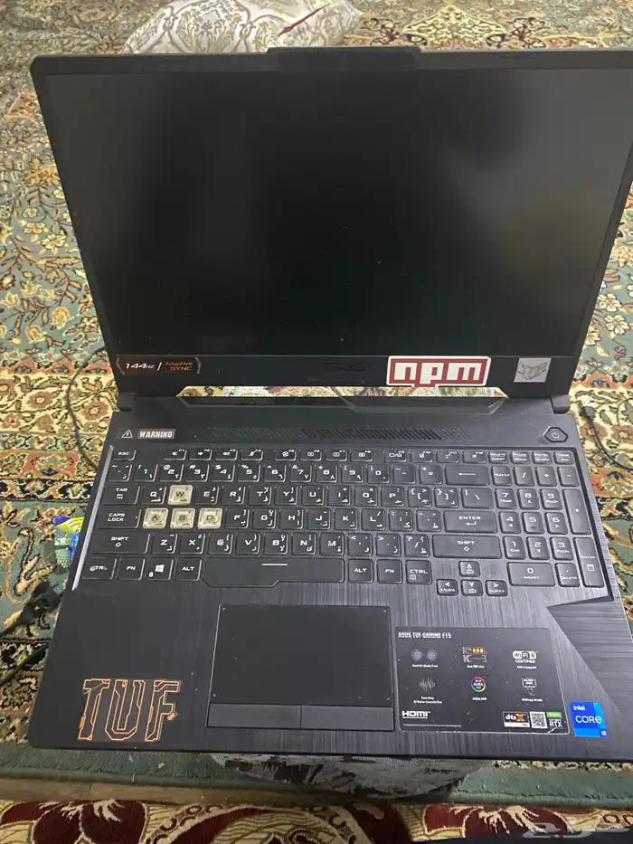 asus tuf f 15 لابتوب قيمنق ممتاز 4