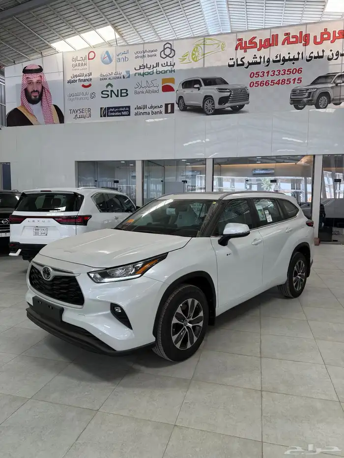 تويوتا هايلاندر نص فل GLE 2025 كاش و اقساط 1
