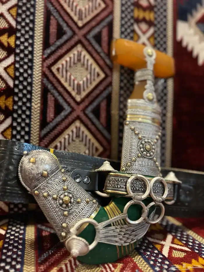 خنجر حك زراف مخلوط مقاس كبير 6