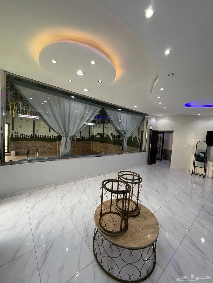 استراحة قسمين بمسبحين كبار وصغار وألعاب مائيه وملعب صابوني 9