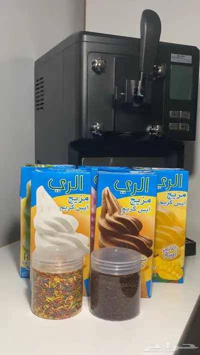 الة ايسكريم لتأجير 1