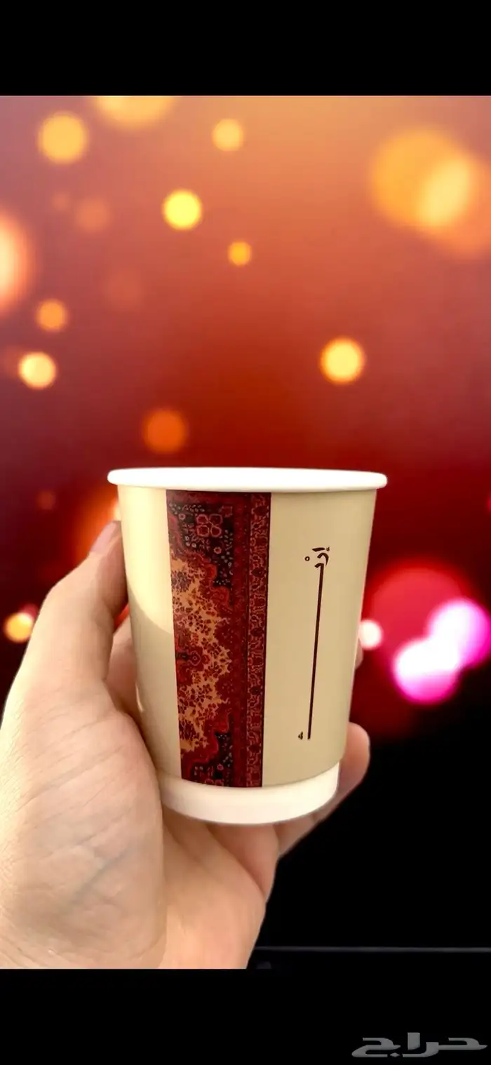 طباعة جميع الاكواب الورقيه الدبل بجميع المقاسات 2