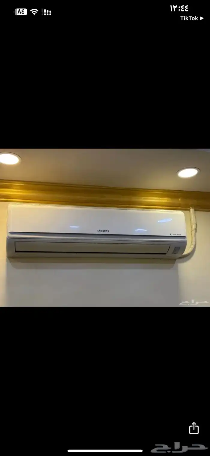 عدد3 مكيفات سامسونج مستخدم نظيفه للبيع فقط حبتين تنسيم 0