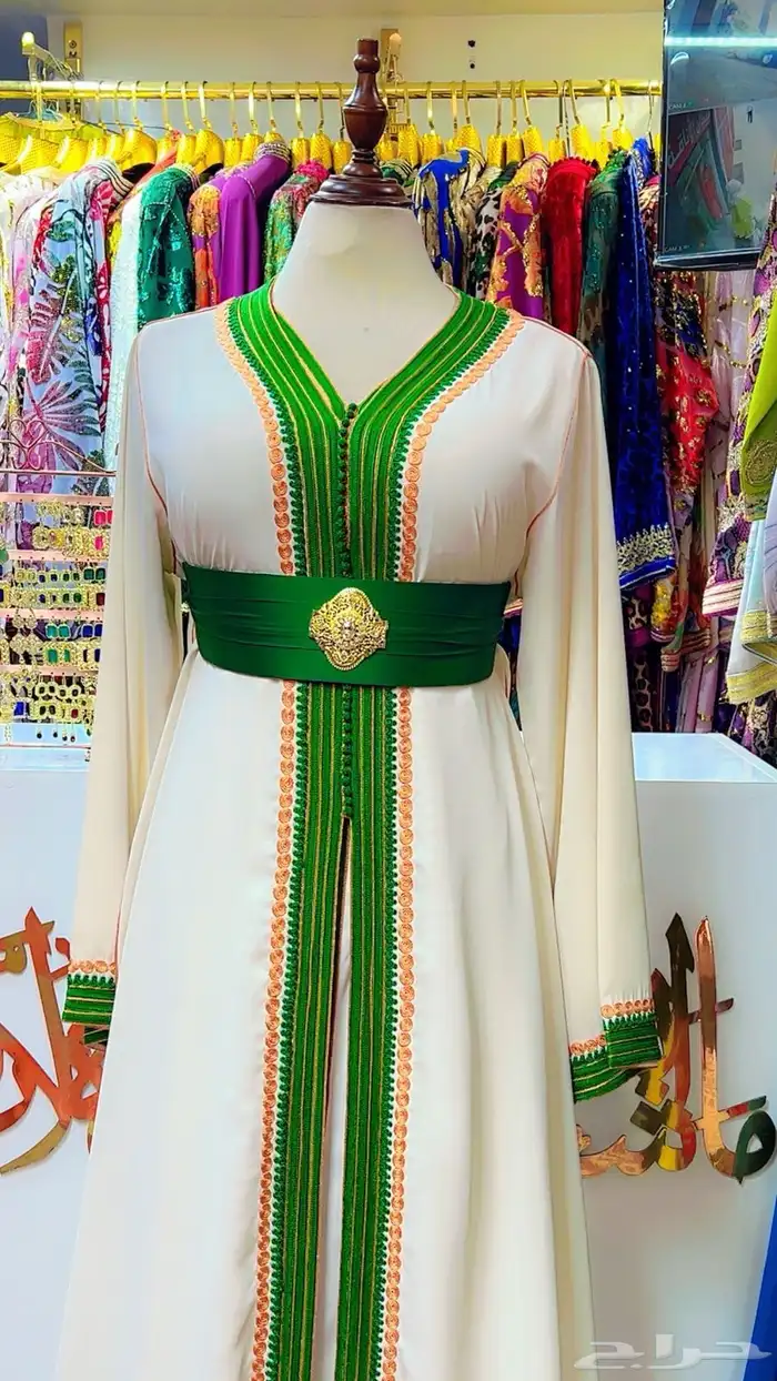 قفطان مغربي (تكشيطة قطعتين 4