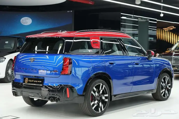 ميني كوبر كاونتري مان موديل 2025 أصفار خليجي (JCW) أزرق 3