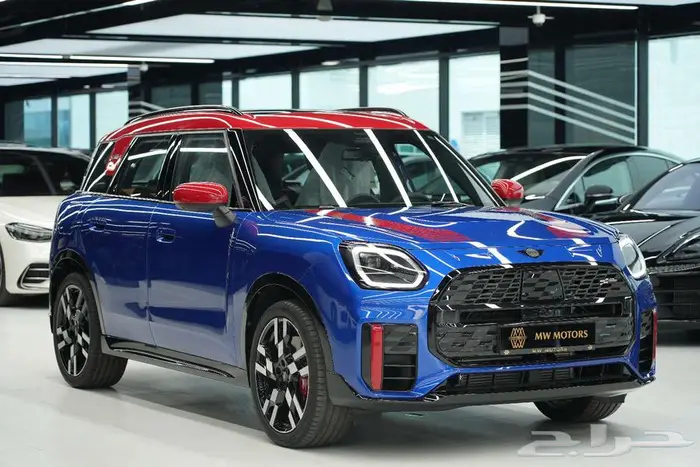 ميني كوبر كاونتري مان موديل 2025 أصفار خليجي (JCW) أزرق 0