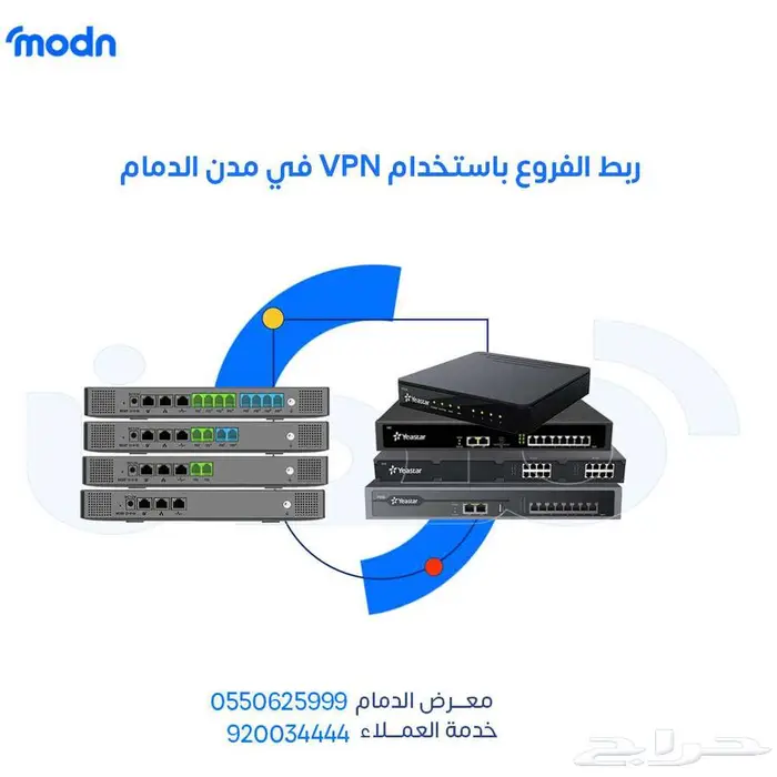 ربط الفروع باستخدام VPN في مدن الدمام 0