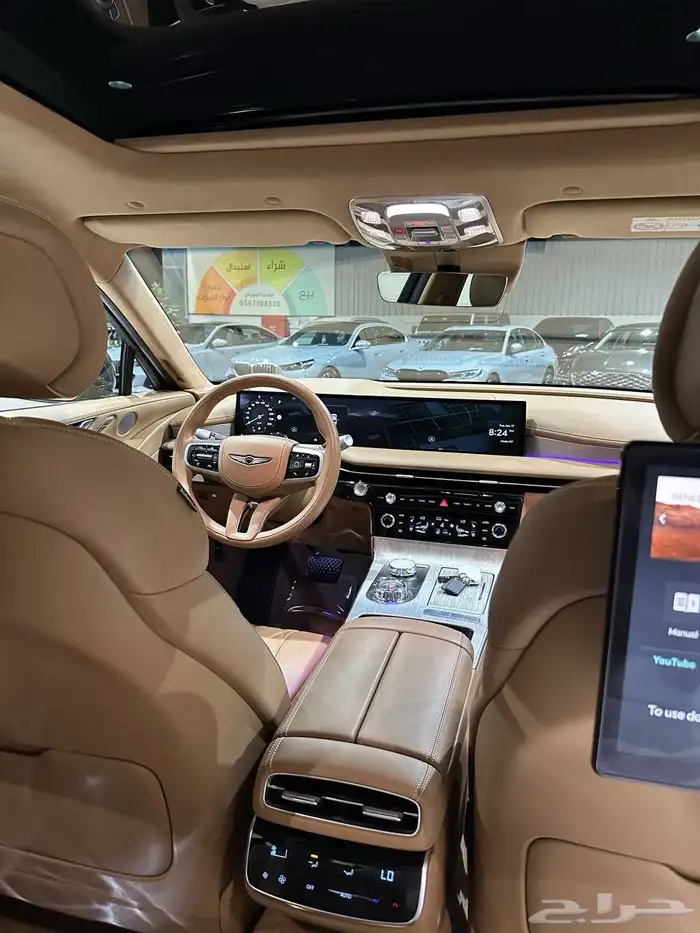 جينيسس G80 رويال 6 سلندر 2025 . رصد الفخامة 41
