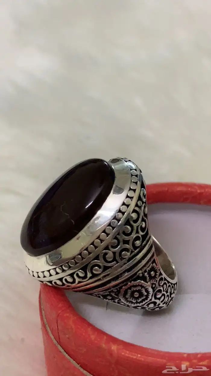 خاتم عقيق كرز الكرز 1