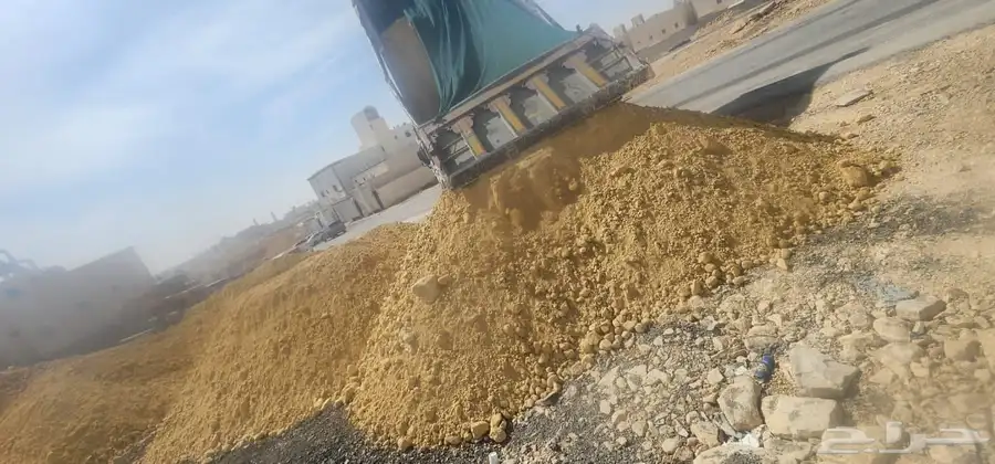 دفان صبيز كساره رمل احمر حفر ودك وترحيل رمل لياسه رمل 3