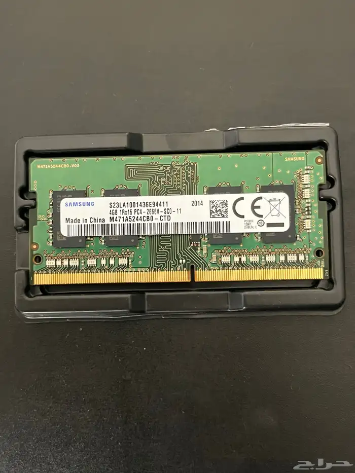 رام لاب توب 4 جيجا - DDR4 Samsung RAM 4GB 0