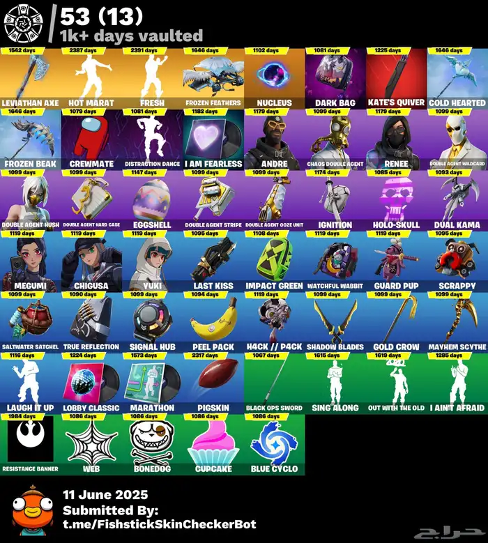 فورتنايت حساب نادر اكس كريتوس 7
