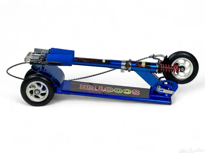 سكوتر المنيوم بالحجم الوسط - سكوتر يدوي للاطفال مع فرامل 4