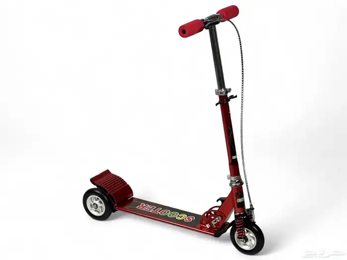 سكوتر المنيوم بالحجم الوسط - سكوتر يدوي للاطفال مع فرامل 6