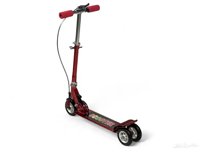 سكوتر المنيوم بالحجم الوسط - سكوتر يدوي للاطفال مع فرامل 8