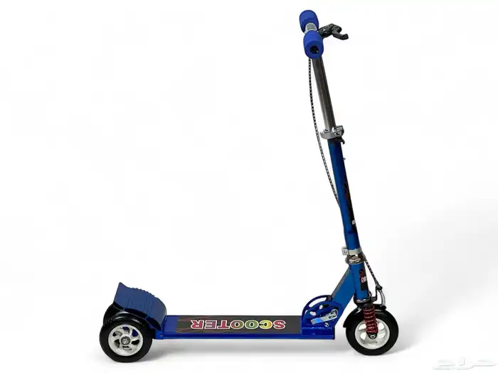 سكوتر المنيوم بالحجم الوسط - سكوتر يدوي للاطفال مع فرامل 1