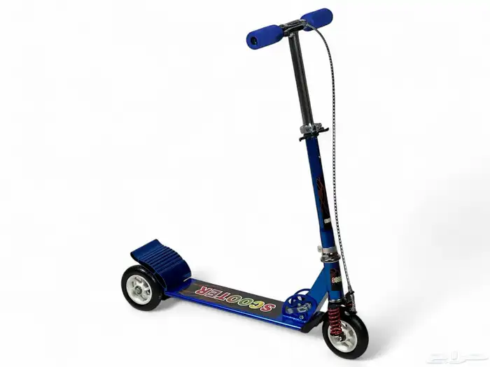 سكوتر المنيوم بالحجم الوسط - سكوتر يدوي للاطفال مع فرامل 0