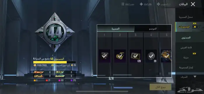 ببجي العالميه 45