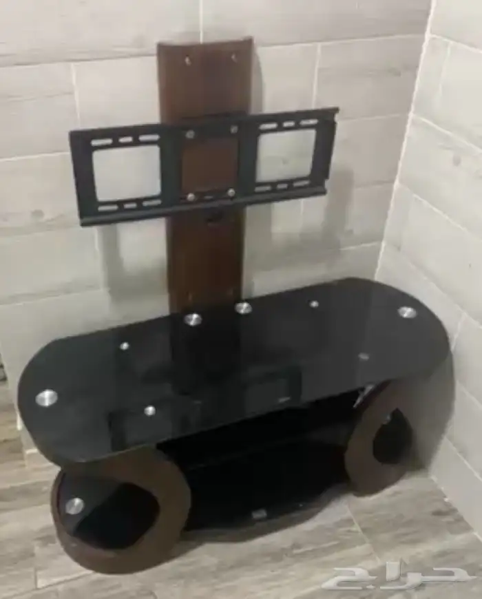 طاوله الون اسود وخشبي 0