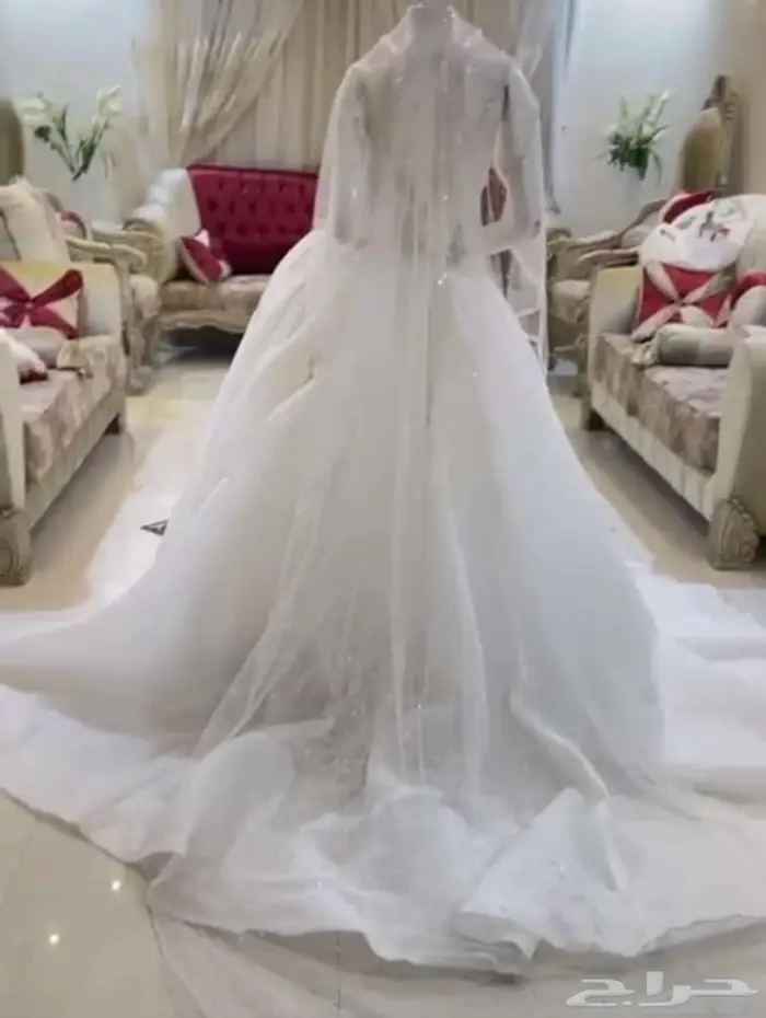 فستان زفاف للاجار او البيع 0