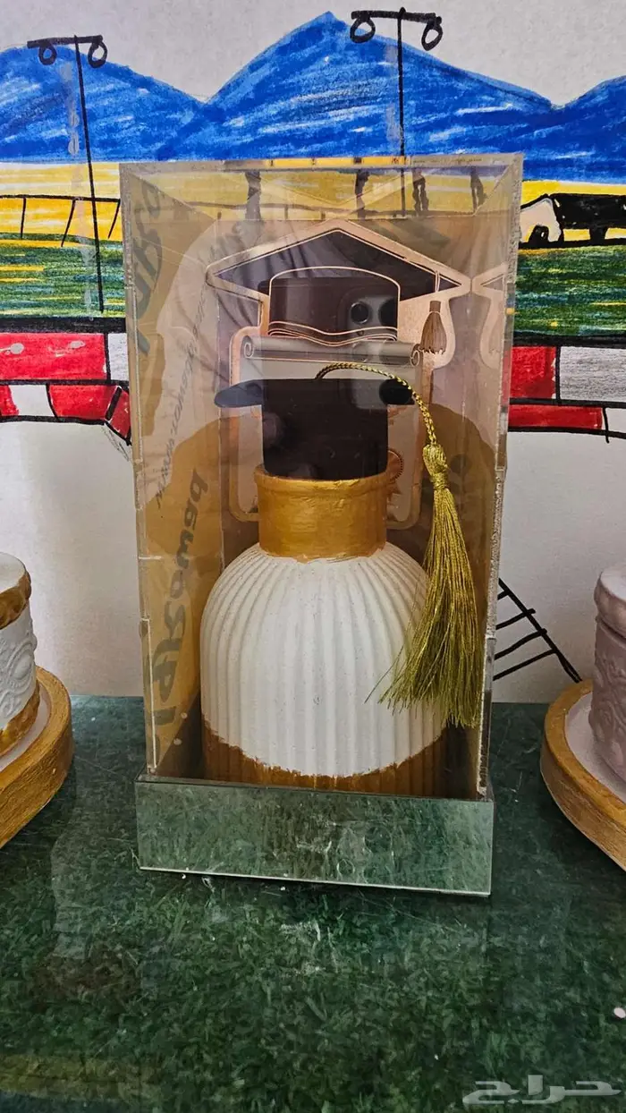 تحف كونكريت مصنوعة بالجبس يدويا 3