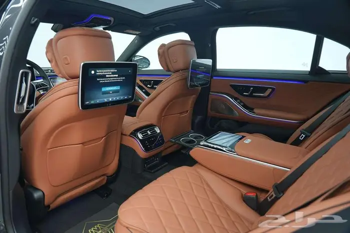 مرسيدس S 500 موديل 2025 أصفار خليجي رمادي غامق جملي 14