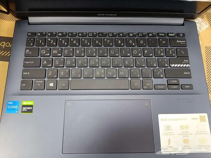 لابتوب Asus VivoBook 14   معالج i5 جيل 11 وكرت GTX 1650 3