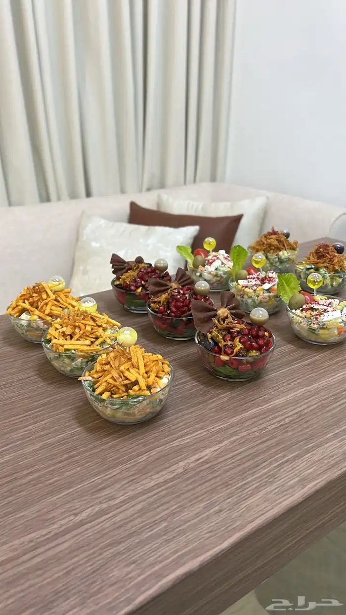 ميني سلطات   صحون سلطات كبيره 0