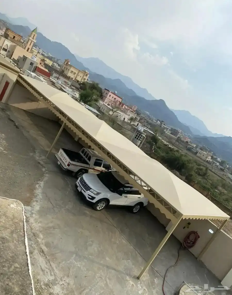 مظلات سواتر هناجر جلسات خارجيه وتنسيق حدائق 16