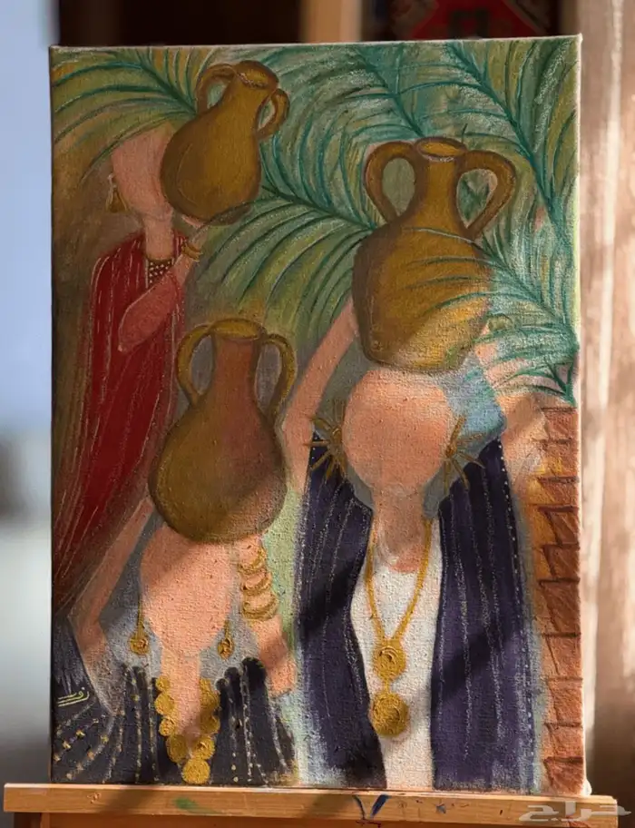 لوحة بالهوية الأحسائية 1