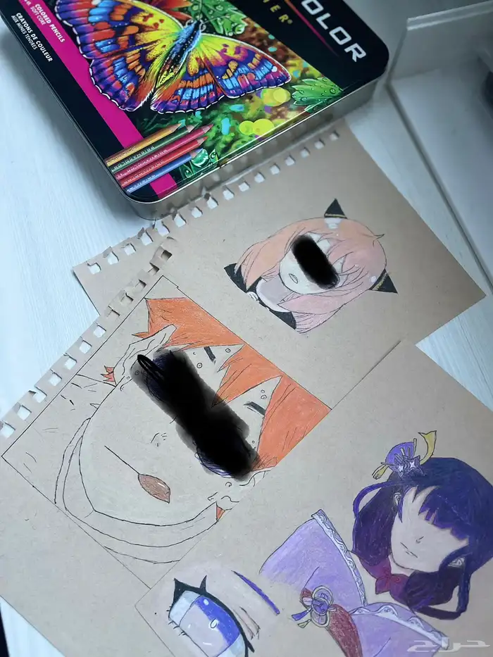 للبيع   علبة Prismacolor Premier (72 لون) استخدام خفيف جد ا 3