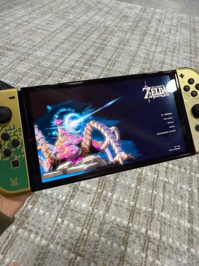 Nintendo Switch OLED Zelda Edition   نينتندو سويتش اولد 7