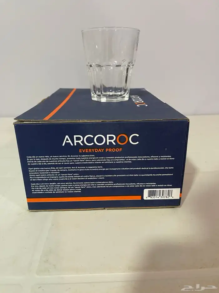 تصفية كاسات زجاج فرنسية أصلية من ARCOROC   كميات محدود 7