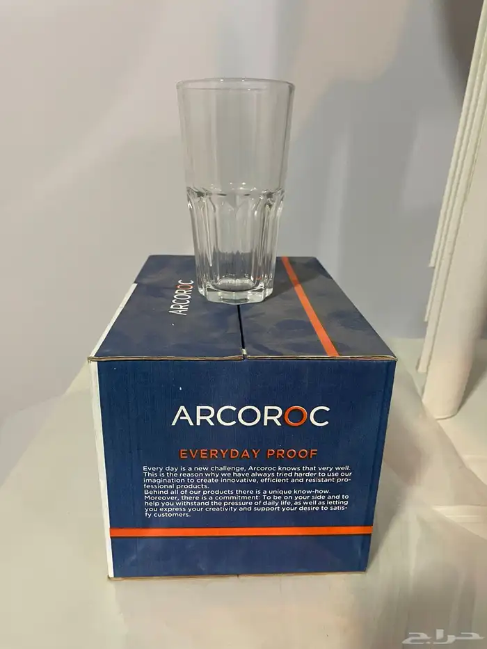 تصفية كاسات زجاج فرنسية أصلية من ARCOROC   كميات محدود 3