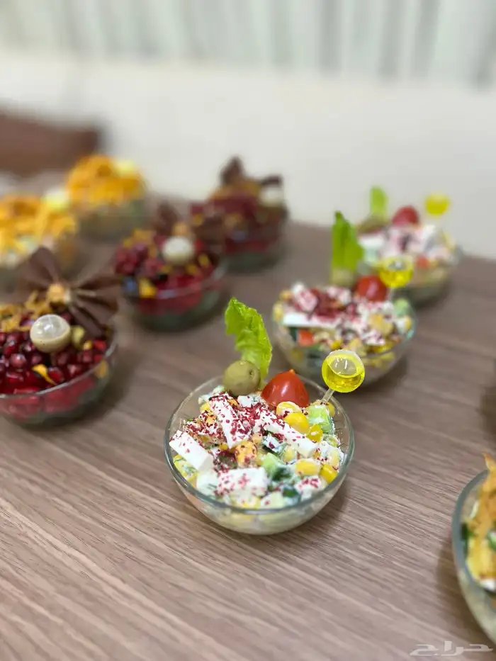 ميني سلطات   صحون سلطات كبيره 3