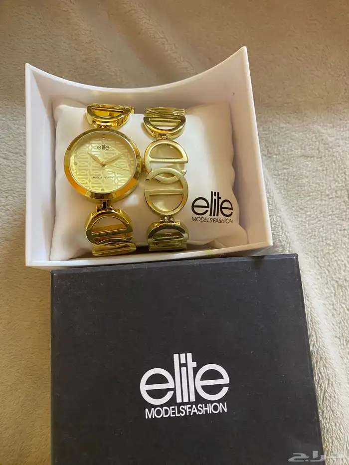 ساعه نسائيه ماركه elite مع اسواره جديده 0