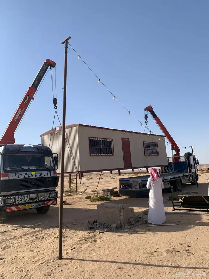 نقل بركسات وبيوت جاهزه وحويات ومكين 2