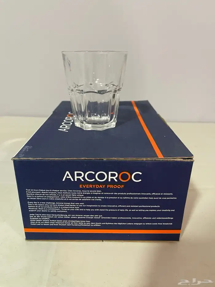 تصفية كاسات زجاج فرنسية أصلية من ARCOROC   كميات محدود 5