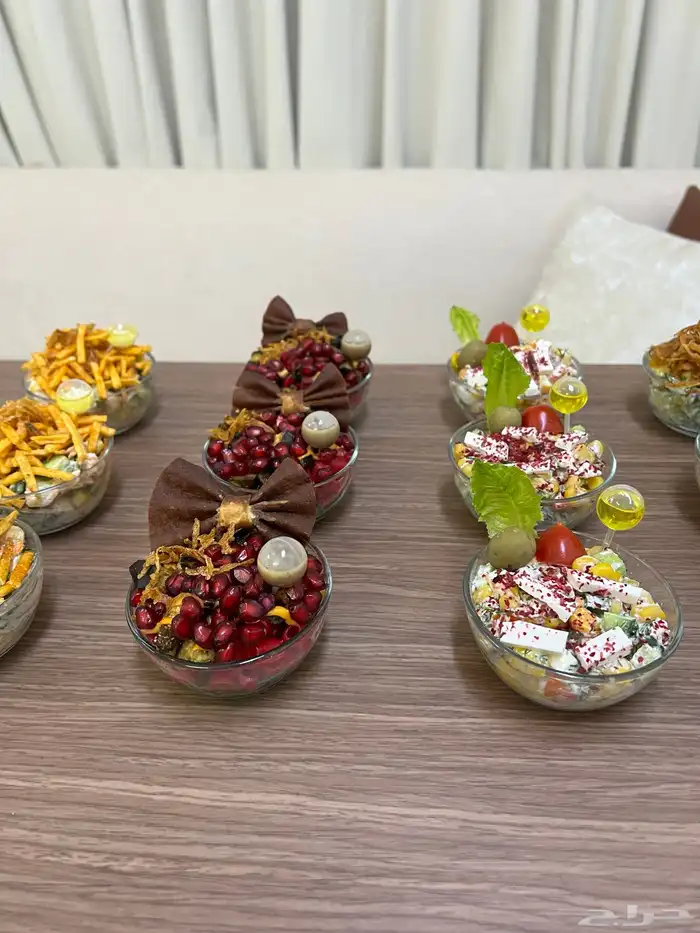 ميني سلطات   صحون سلطات كبيره 4