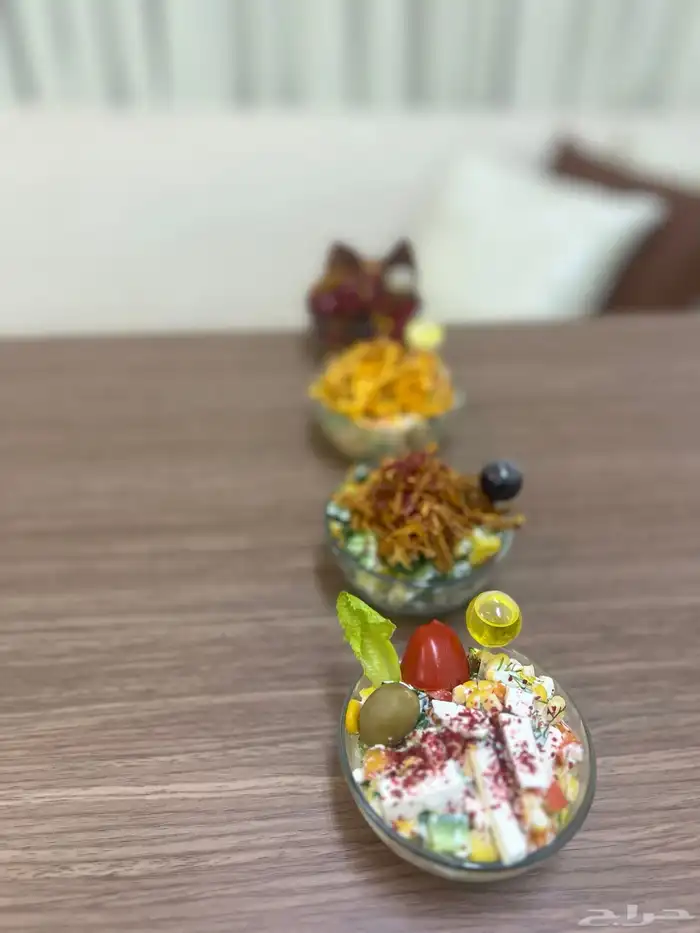 ميني سلطات   صحون سلطات كبيره 6