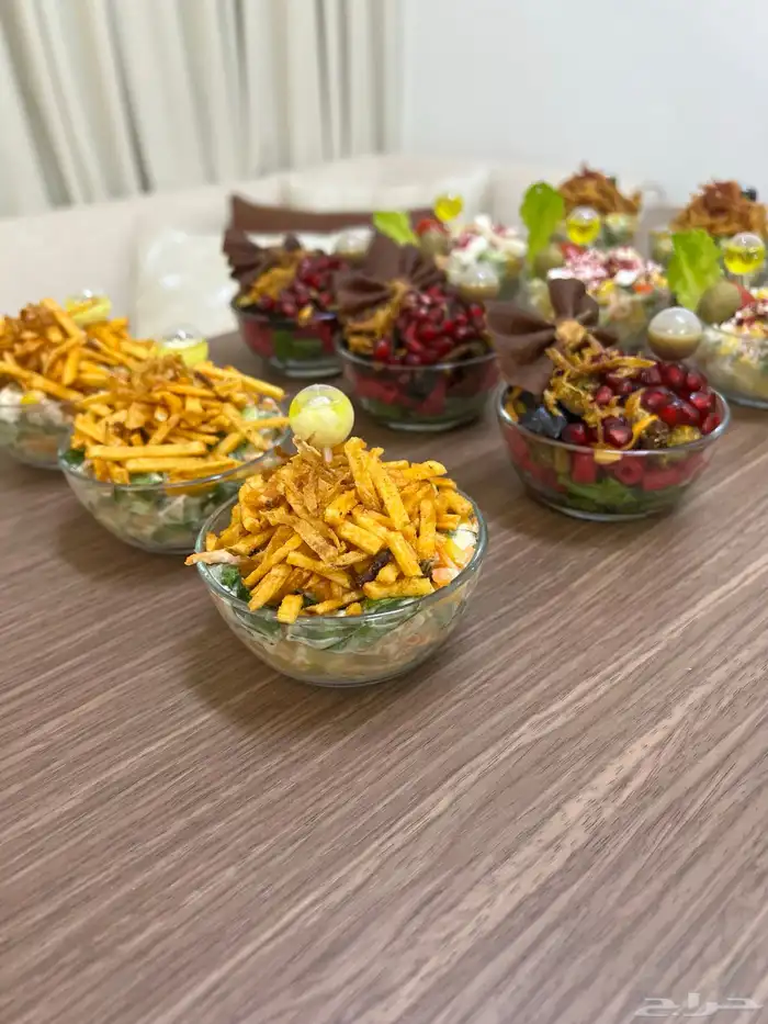 ميني سلطات   صحون سلطات كبيره 1