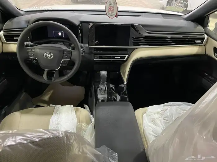 تويوتا كامري 2025 LE ابيض سعودي كاش او اقساط 8