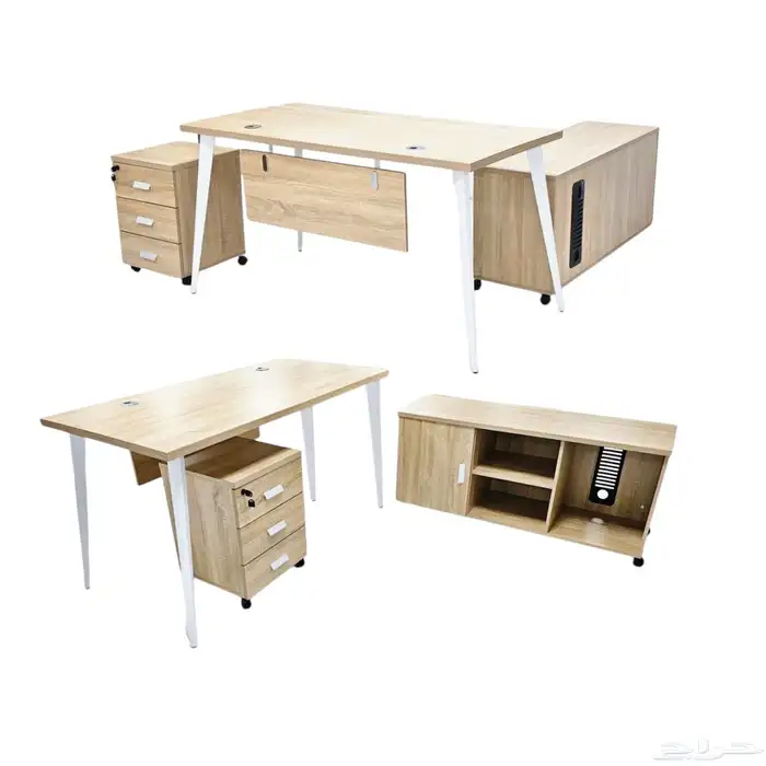 مكاتب مودرن مع ملحق ( 120 1