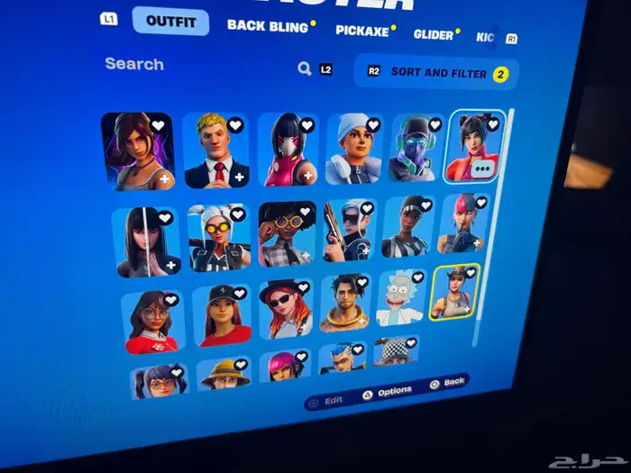 حساب فورت نايت يوجد ايبك اساسي و مربوط ب حساب سوني 27