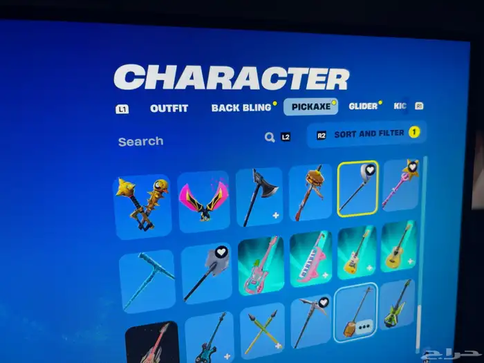 حساب فورت نايت يوجد ايبك اساسي و مربوط ب حساب سوني 21