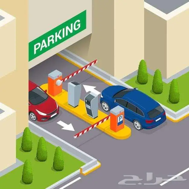 بوابة مواقف سيارات حاجز سيارات بالذراع فى الرياض 7