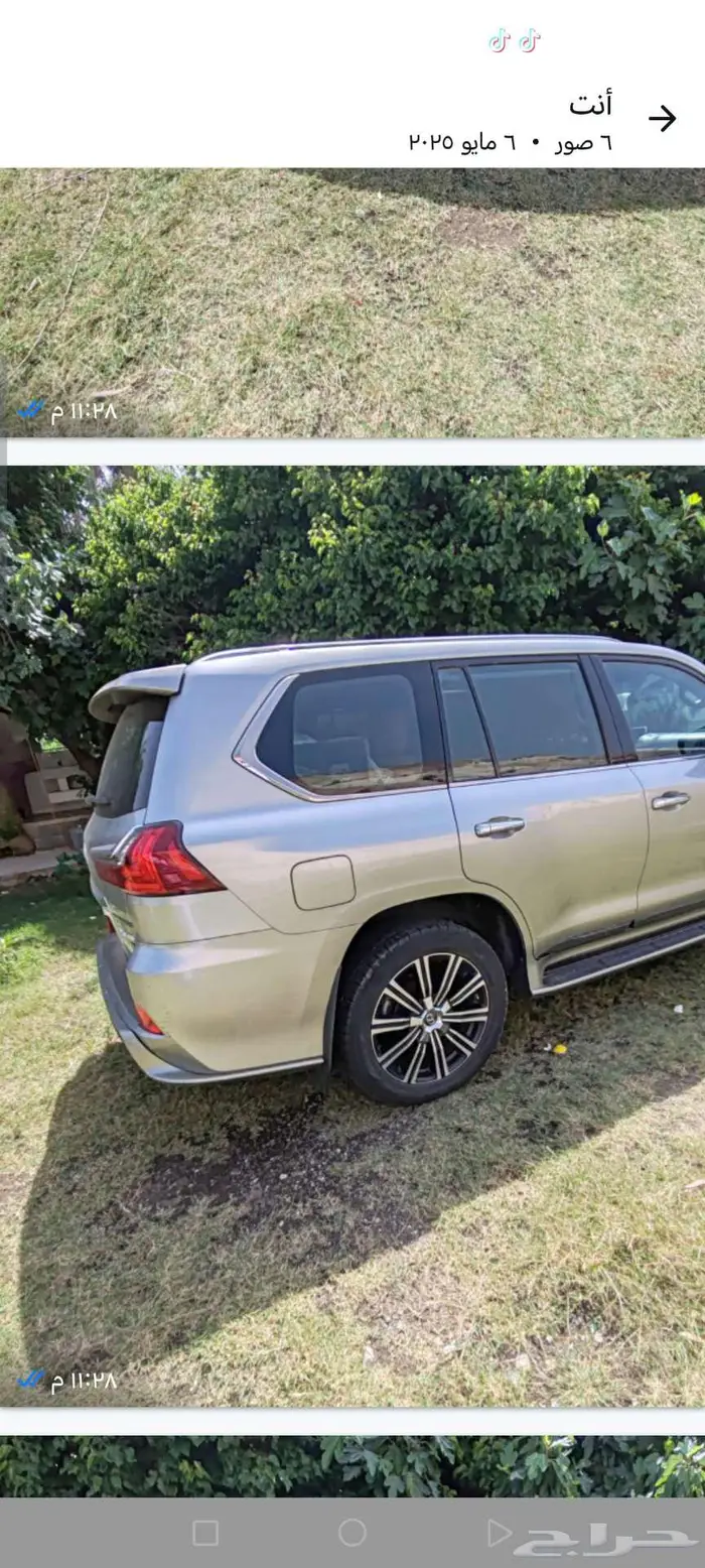 LX570 2019 تيتانيوم وكاله ماشي 95000 2